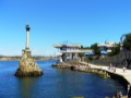 Центр Севастополя (памятник затопленным кораблям) - 30 минут на маршрутке от дома